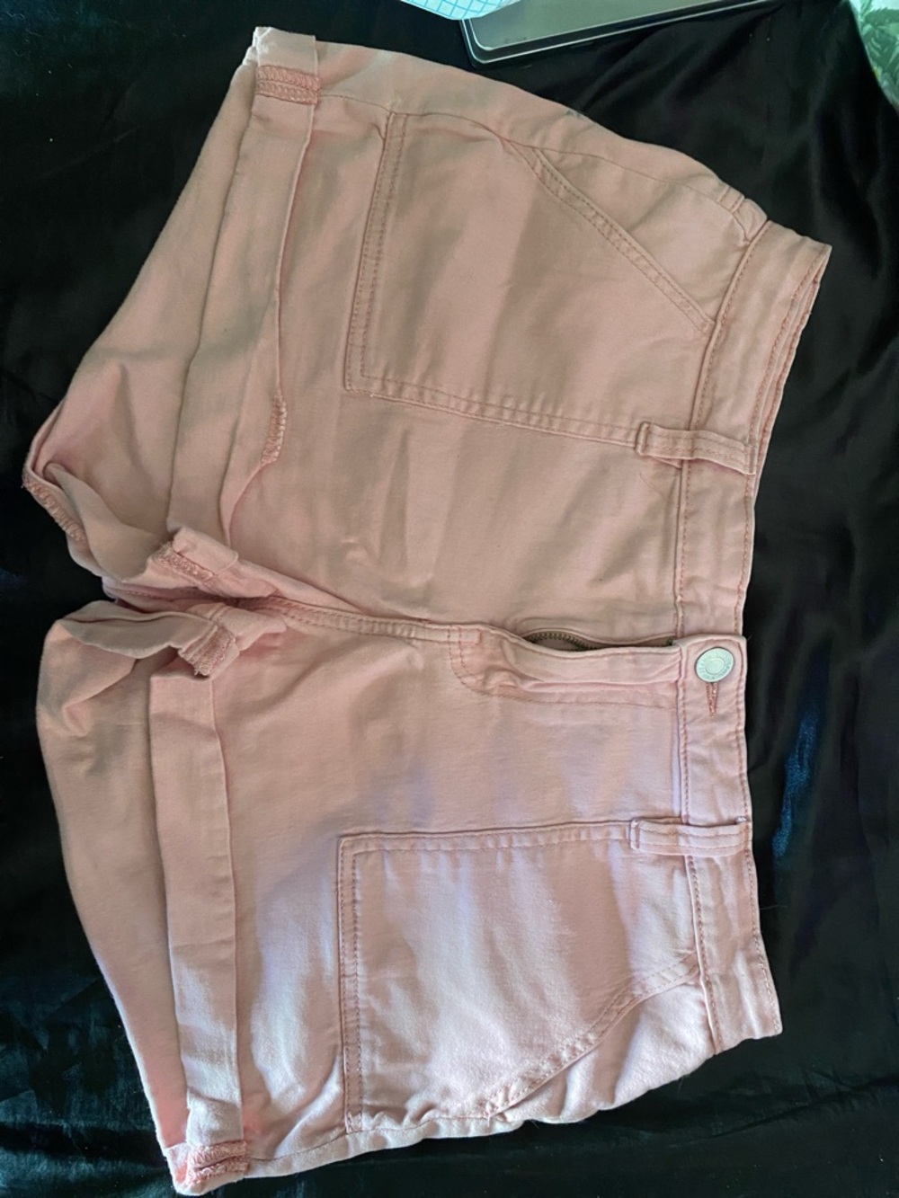 YMI Light Pink Denim Jean Shorts